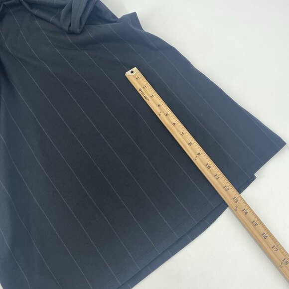 Nike Size M Air Jordan Heritage Pinstriped Maxi Dress Black DO5011-010 Loose Fit - Picture 12 of 12